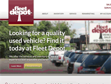 Tablet Screenshot of fleetdepot.com